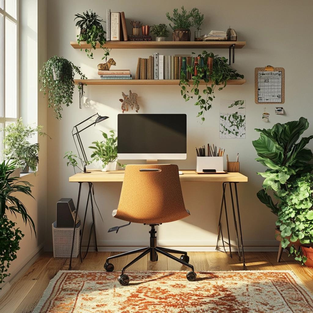 6 Ideias Práticas e Económicas para Decorar seu Home Office