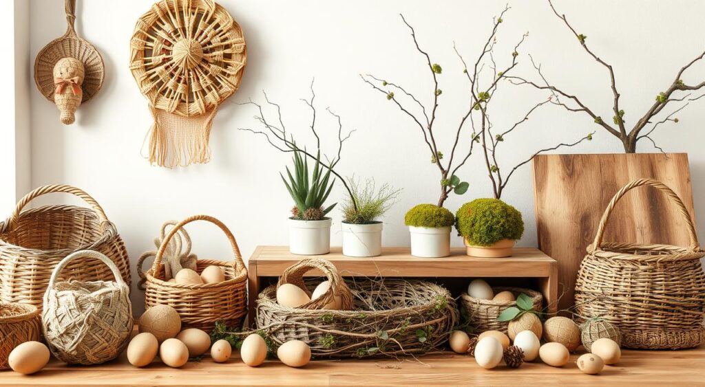 Decoração sustentável para a Páscoa