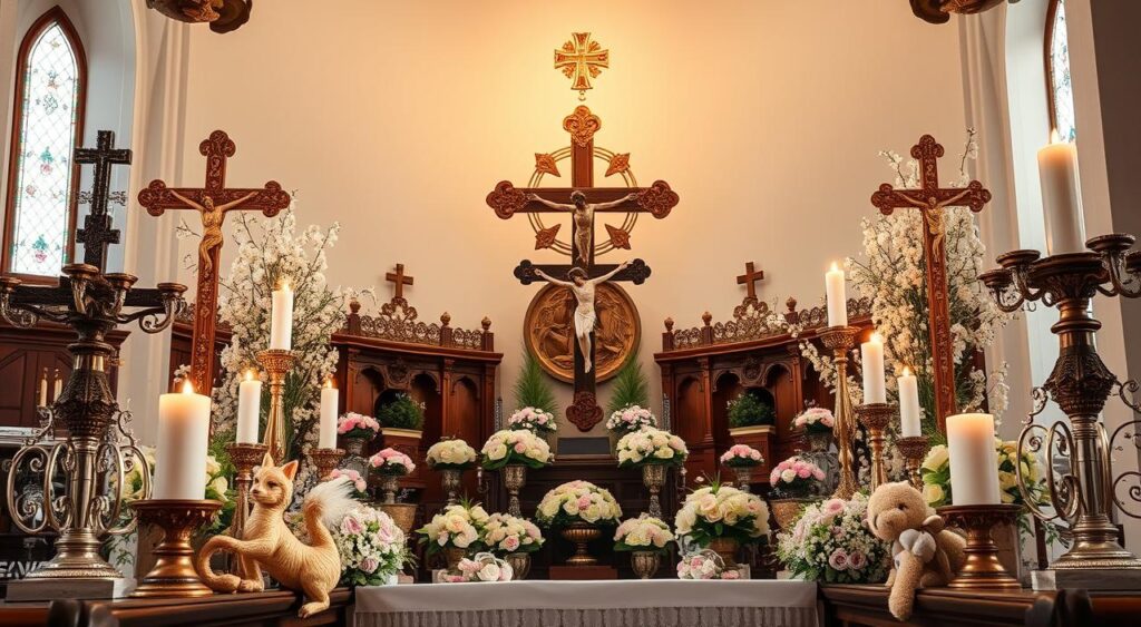 Enfeites religiosos para a Páscoa