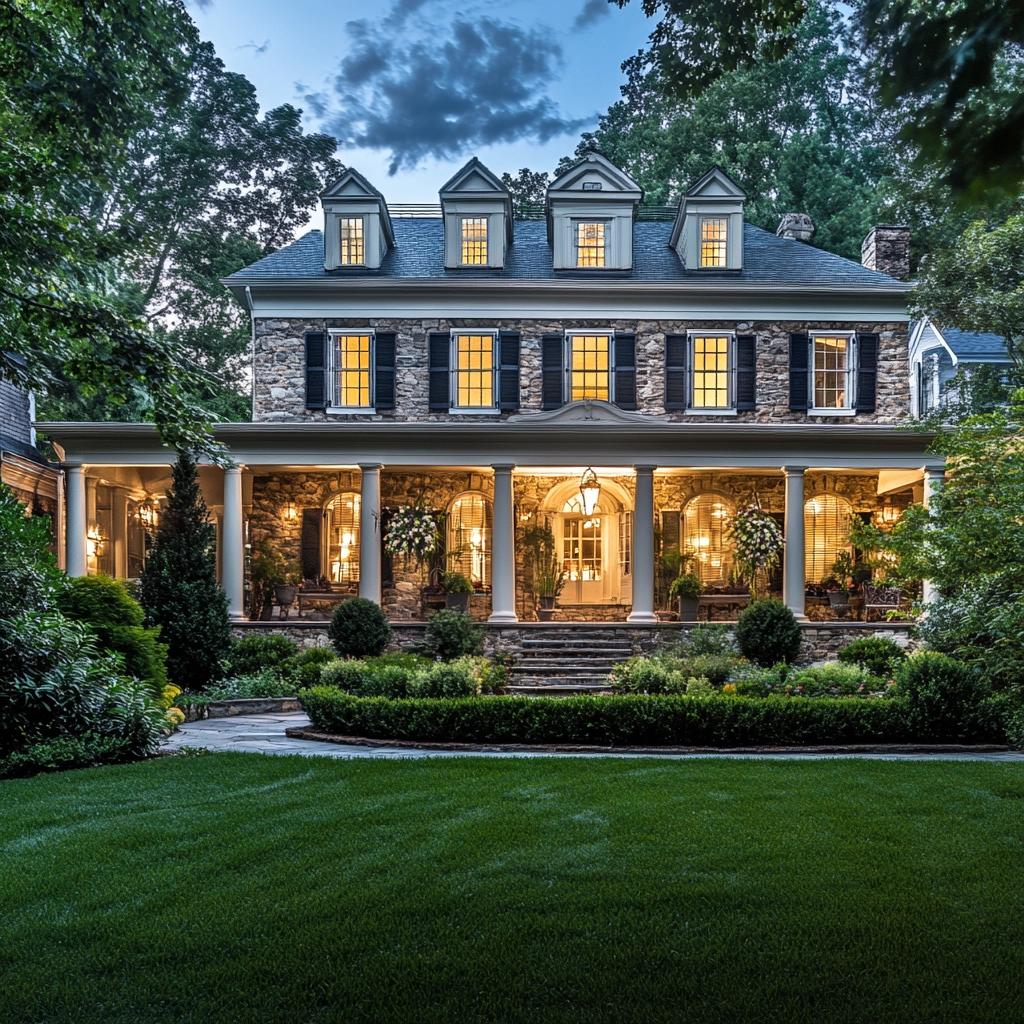 Colonial House Facade: Gorgeous Photos of This Charming Style! 1 fachada de casa colonial01