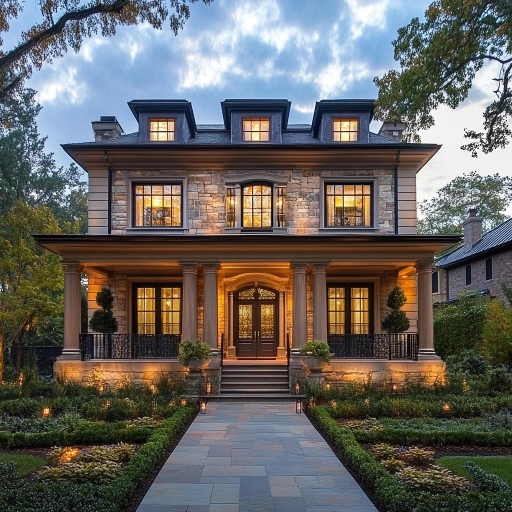 Colonial House Facade: Gorgeous Photos of This Charming Style! 4 fachada de casa colonial02