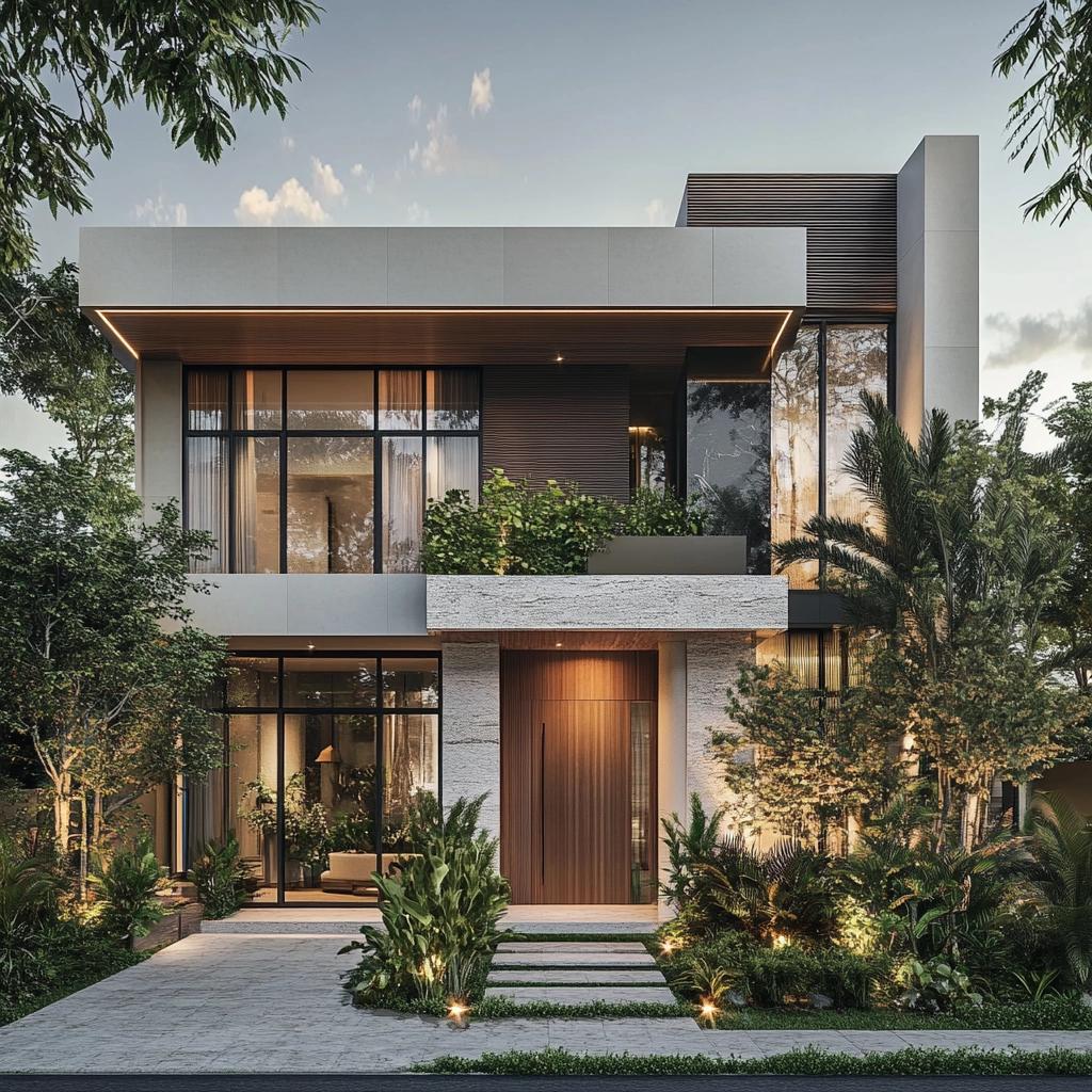 9 Facade Inspiration Ideas to Find Your Dream Home Style 4 9 Inspirações de Fachadas de Casa para Todos os Estilos