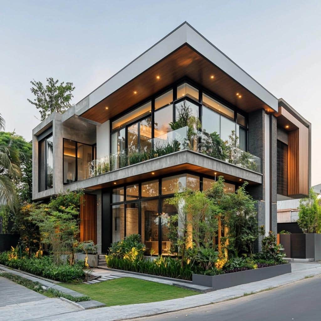 40 Fachadas de Casas de Esquina para Você se Inspirar
