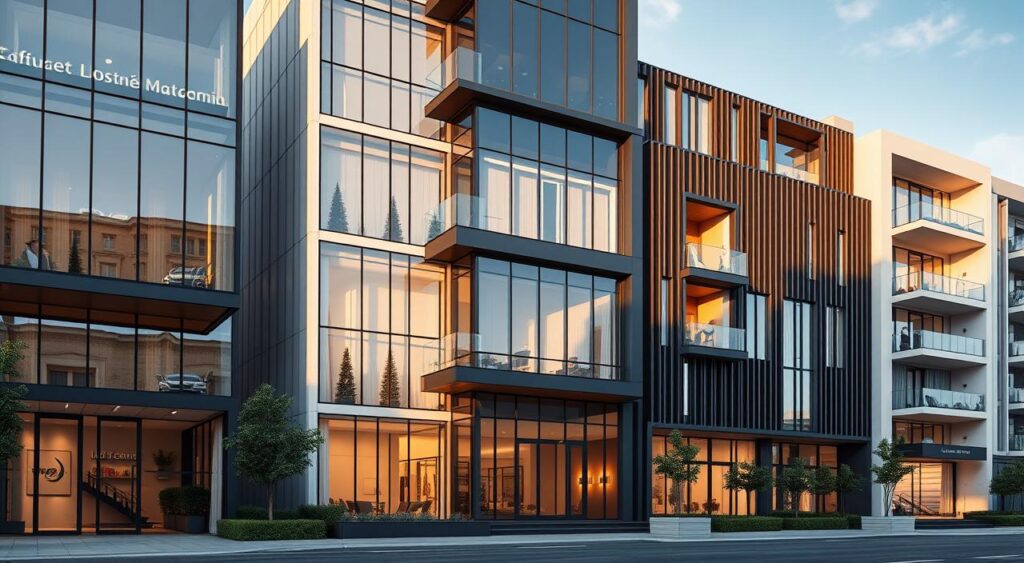 Inspiration in Modern and Elegant Building Facades 7 Inspiração em Fachadas de Prédio Modernas e Elegantes
