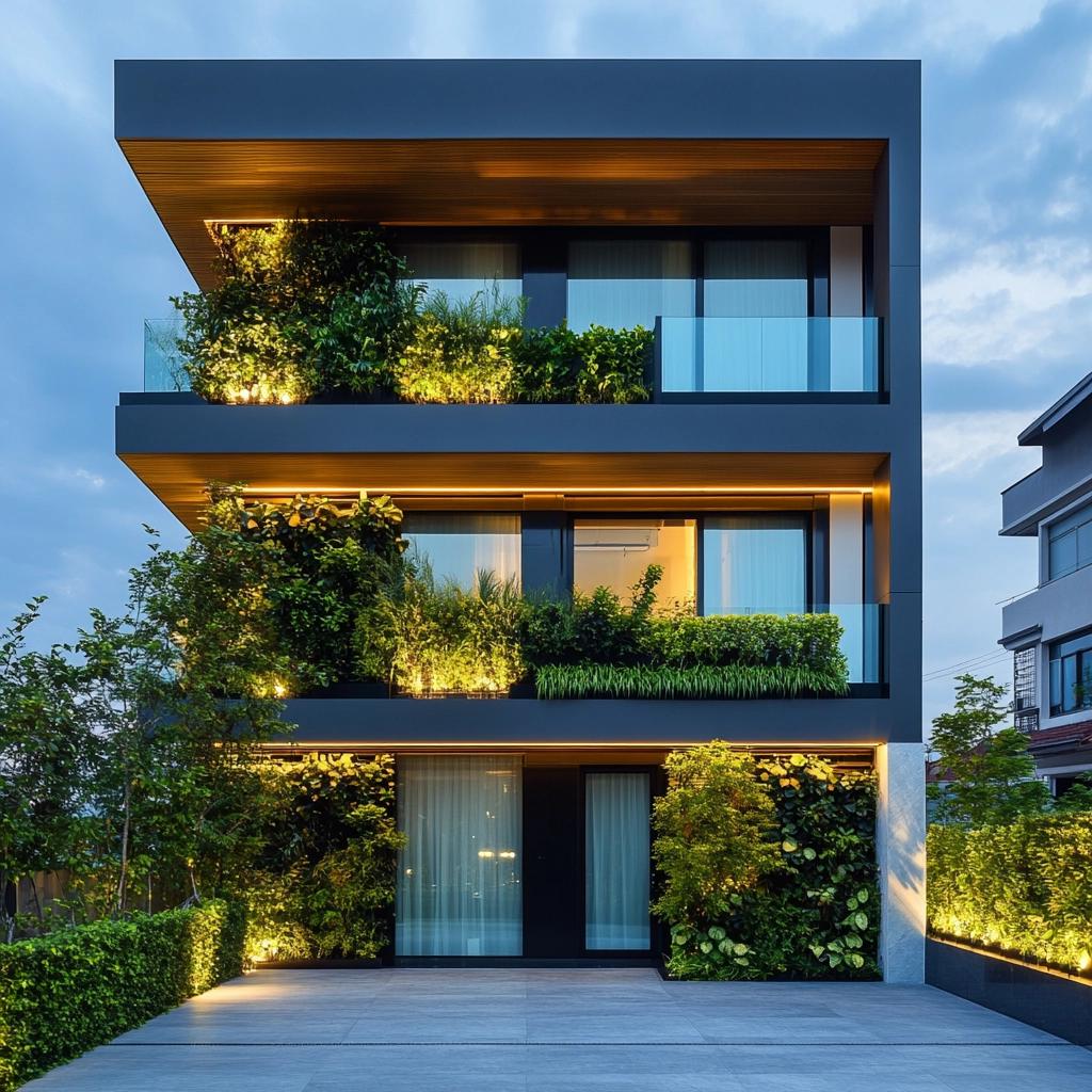 Inspiration in Modern and Elegant Building Facades 1 Fachadas Modernas e Elegantes: Inspire-se com Tendências Atuais