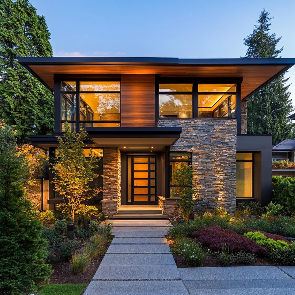 IDEAS FOR AN ELEGANT HOUSE FRONT 1 Ideias para Uma Frente Bonita de Casa Elegante