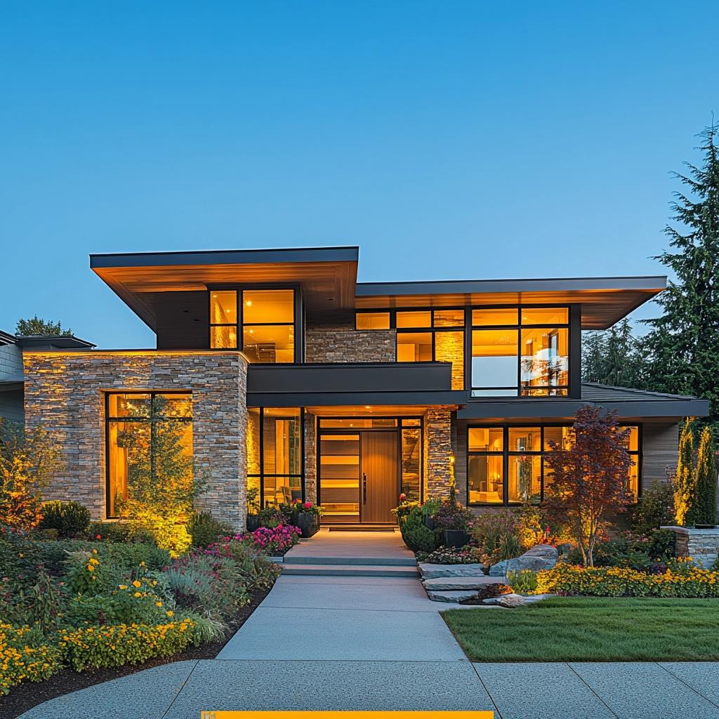 IDEAS FOR AN ELEGANT HOUSE FRONT 4 Ideias para Uma Frente Bonita de Casa Elegante