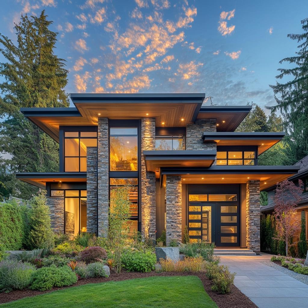 Ideias para Uma Frente Bonita de Casa Elegante