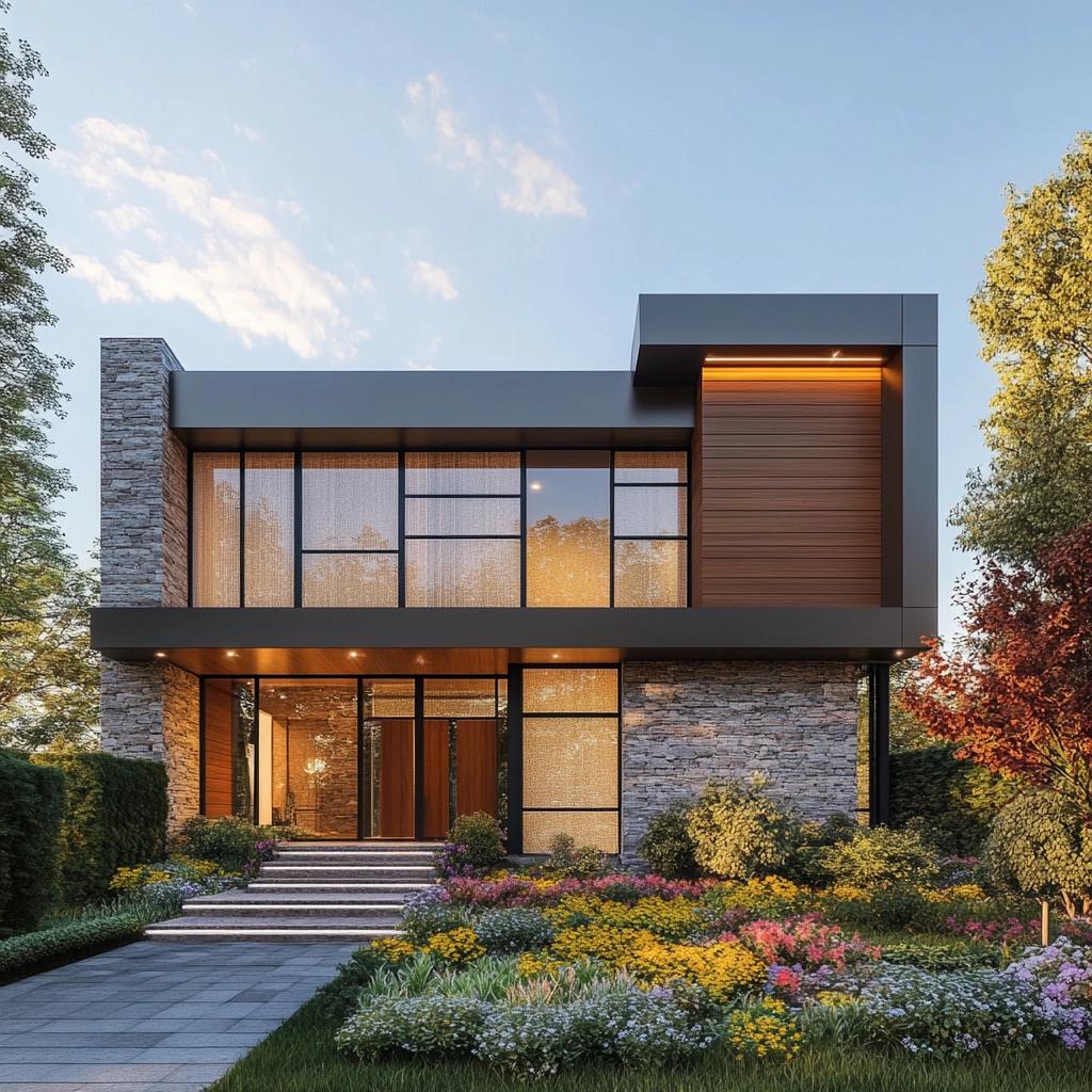 Inspirações para Frentes de Casas Modernas: Ideias e Fotos