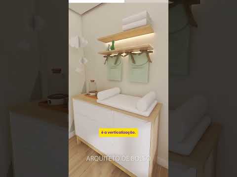 Thumbnail do vídeo do YouTube sobre decoração de apartamentos pequenos.
