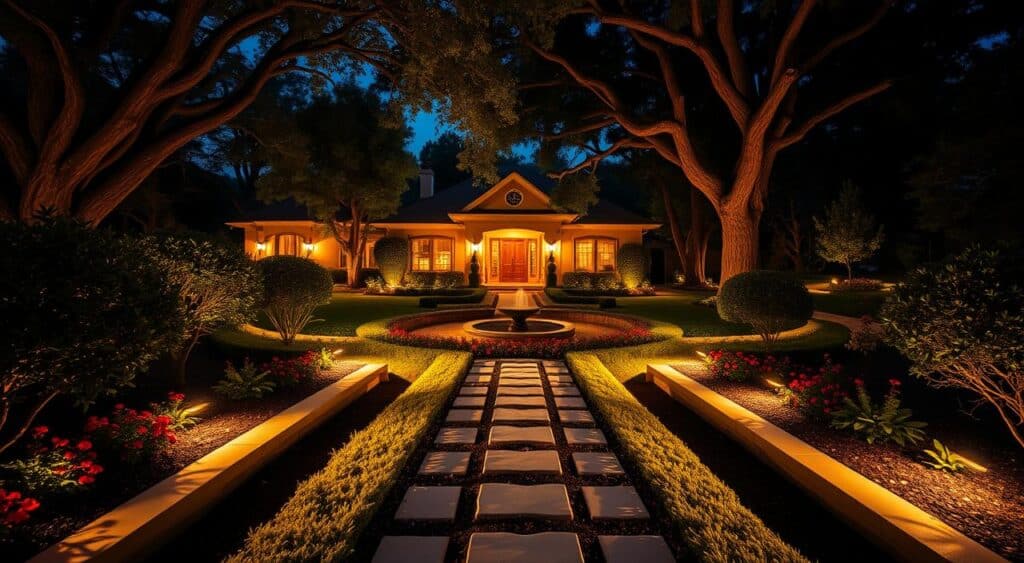 Landscaping for the Front of Your House: 10 Inspirations to Enhance Your Property 10 Iluminação externa como elemento decorativo