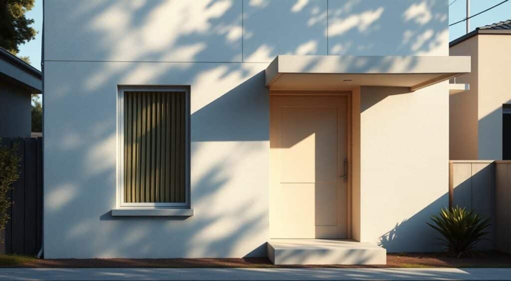 FRENTE DE CASA COM 7 METROS DE LARGURA: O QUE FAZER? 2 Iluminação natural que destaca a fachada e cria ambientes agradáveis.