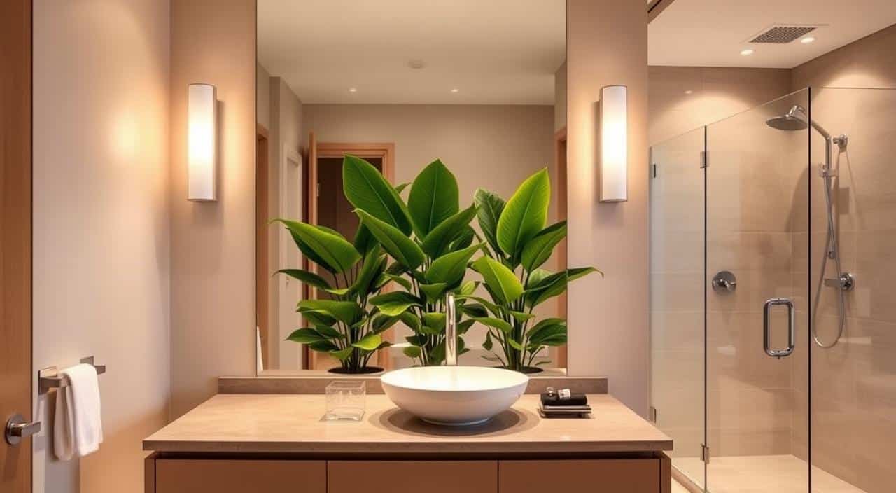Transform Your Bathroom with Artificial Plants: Essential Tips for Amazing Decor! 3 Itens de qualidade na decoração de banheiro.