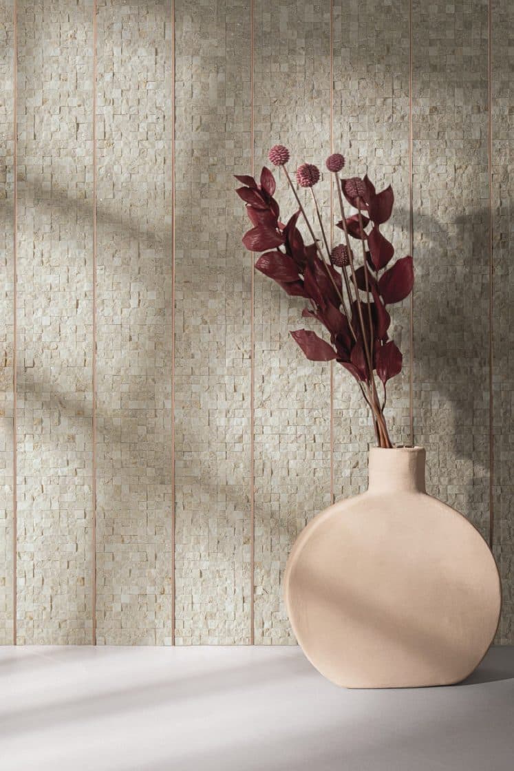 Sinergia entre Portobello e Mosarte favorece parceria para oferecer mosaicos minimalistas (Projeto: Portobello)