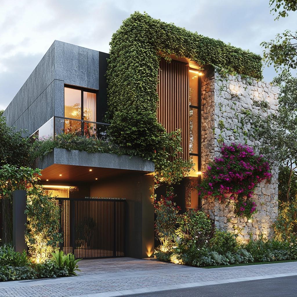 65 House Wall Ideas to Enhance Your Home's Curb Appeal 1 65 IDEIAS DE MUROS DE CASAS QUE VOCÊ PODE FAZER NA SUA