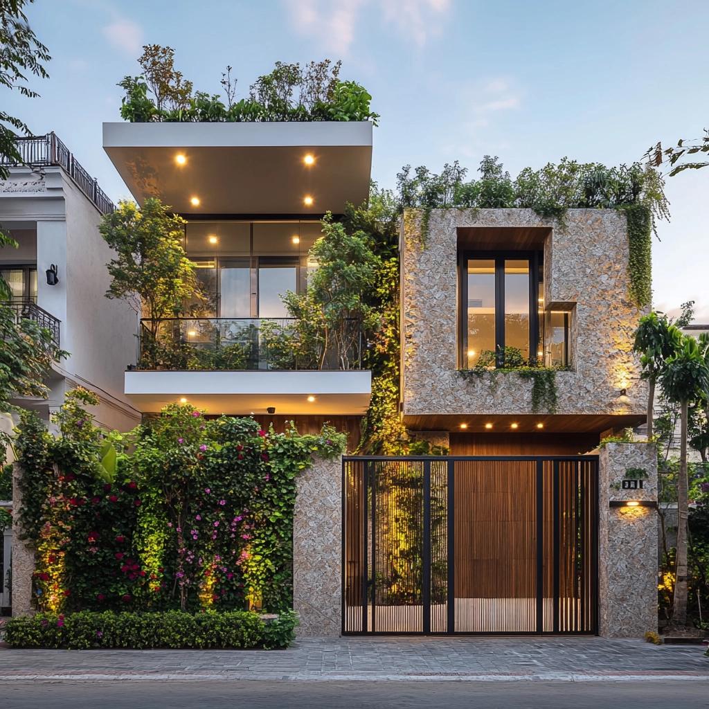 65 House Wall Ideas to Enhance Your Home's Curb Appeal 8 65 IDEIAS DE MUROS DE CASAS QUE VOCÊ PODE FAZER NA SUA