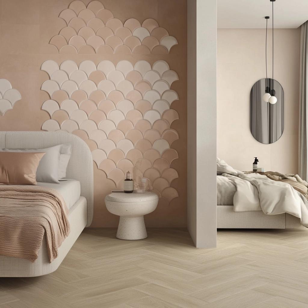 Fish Scale vs. Herringbone Patterns: Key Differences and Inspirations 8 Paginação escama e espinha de peixe: diferenças e inspirações