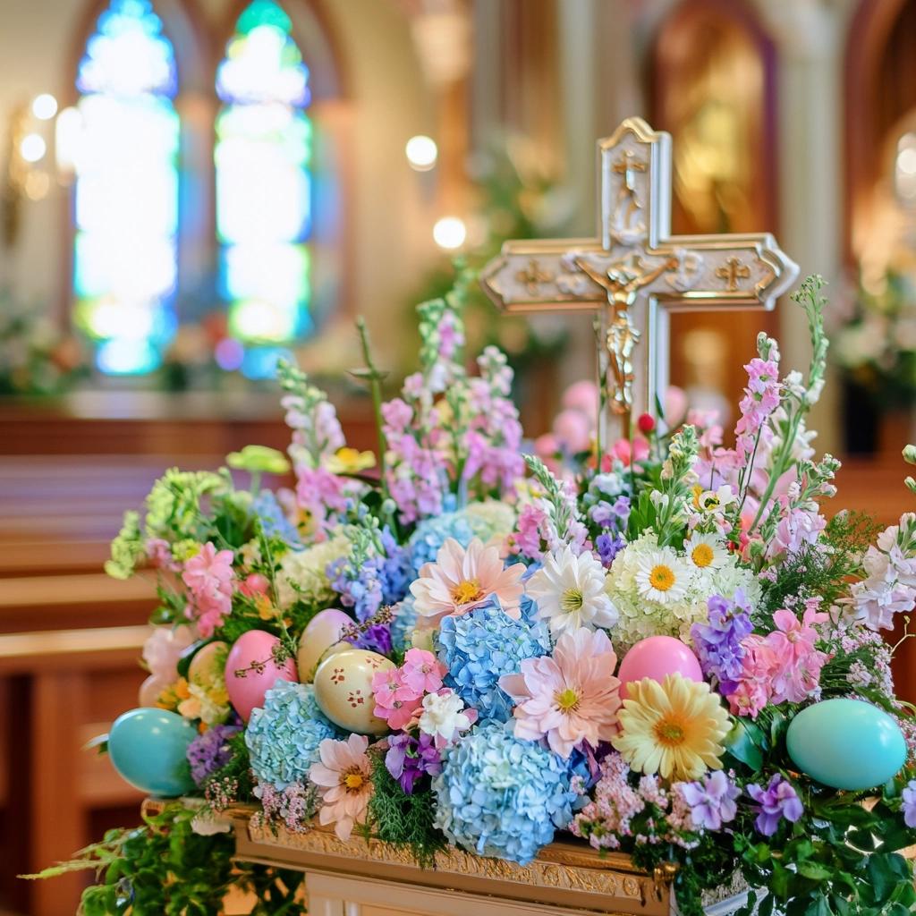 Decoração Criativa para a Páscoa na Igreja