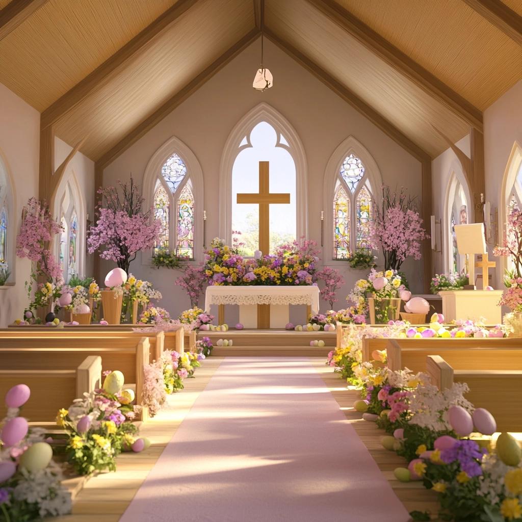 Decoração Criativa para a Páscoa na Igreja