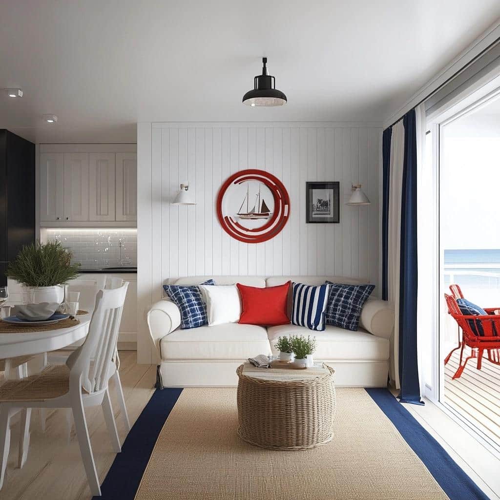 Pequeno apartamento de praia: decoração que inspira e relaxa