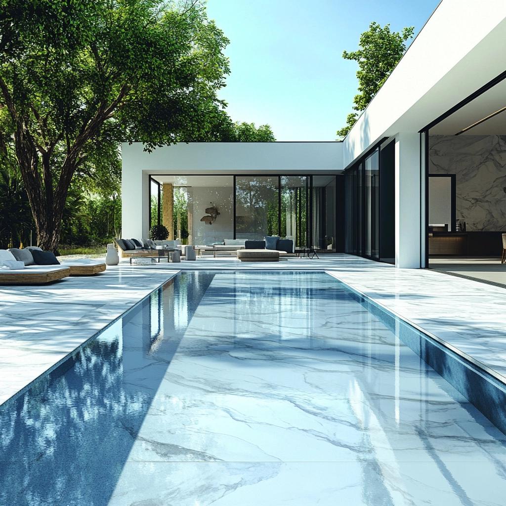 Piscinas com Porcelanato: 6 Opções de Estilo e Elegância