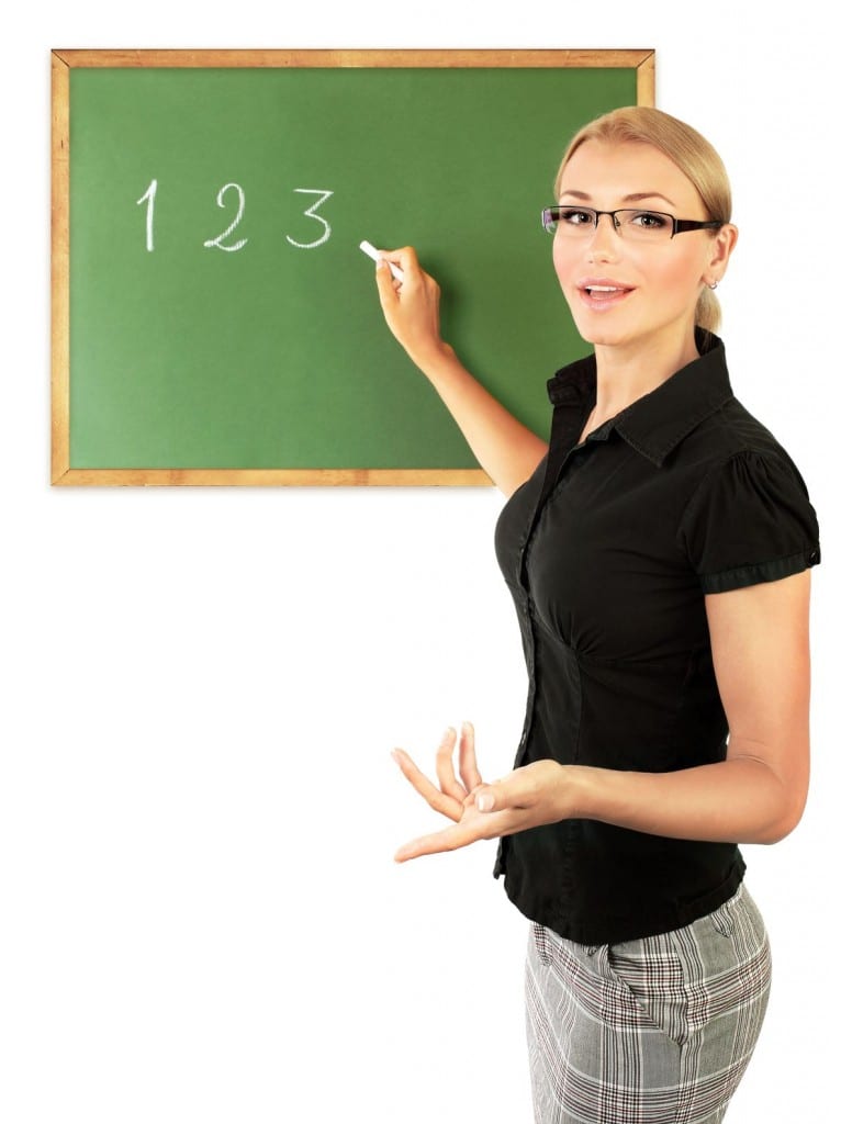 Imagem de uma professora ou instrutora.