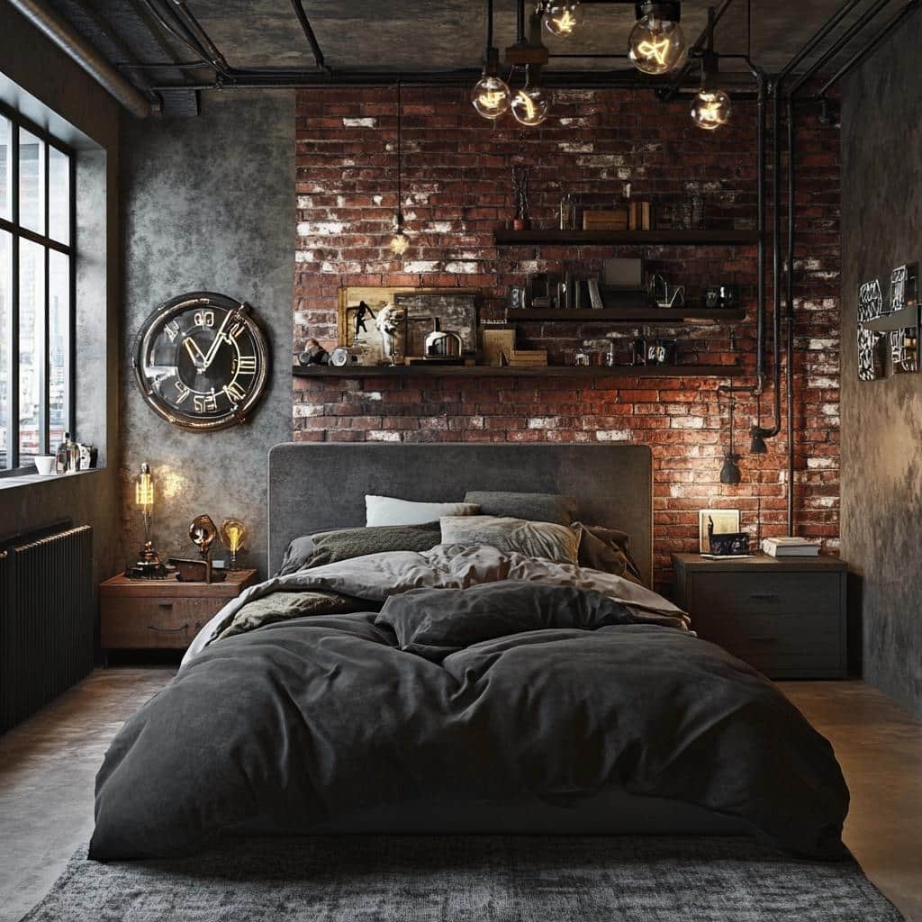70 Ideias para ter um Quarto com Estilo Industrial