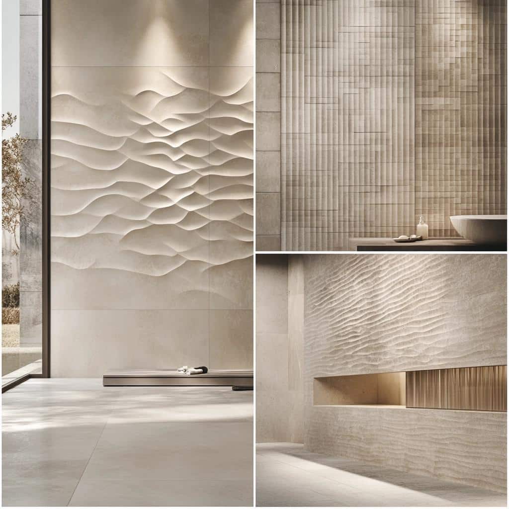 Textured Wall Coverings: Decoration to See and Feel 8 Revestimento com Relevo: Decoração para Ver e Sentir