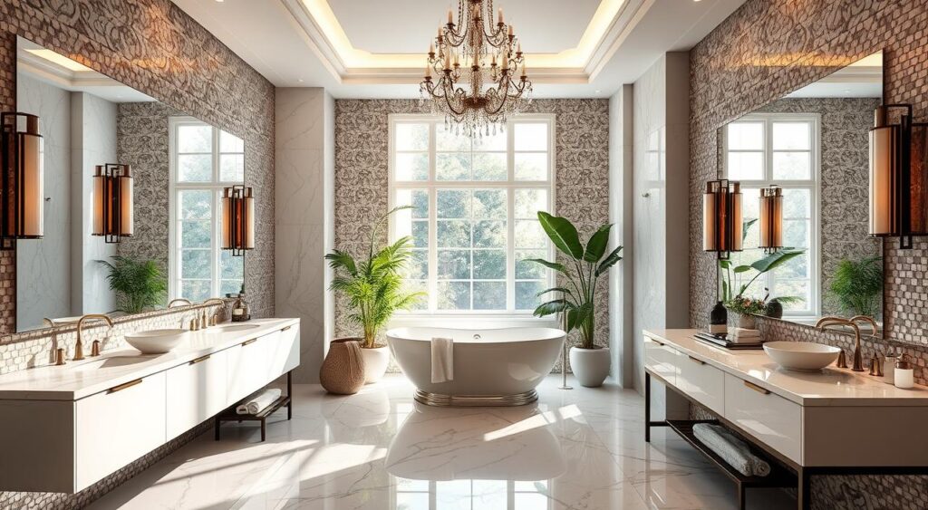 LUXURY BATHROOM: HOW TO HAVE YOURS WITHOUT SPENDING A LOT? 2 Tendências em banheiro de luxo.