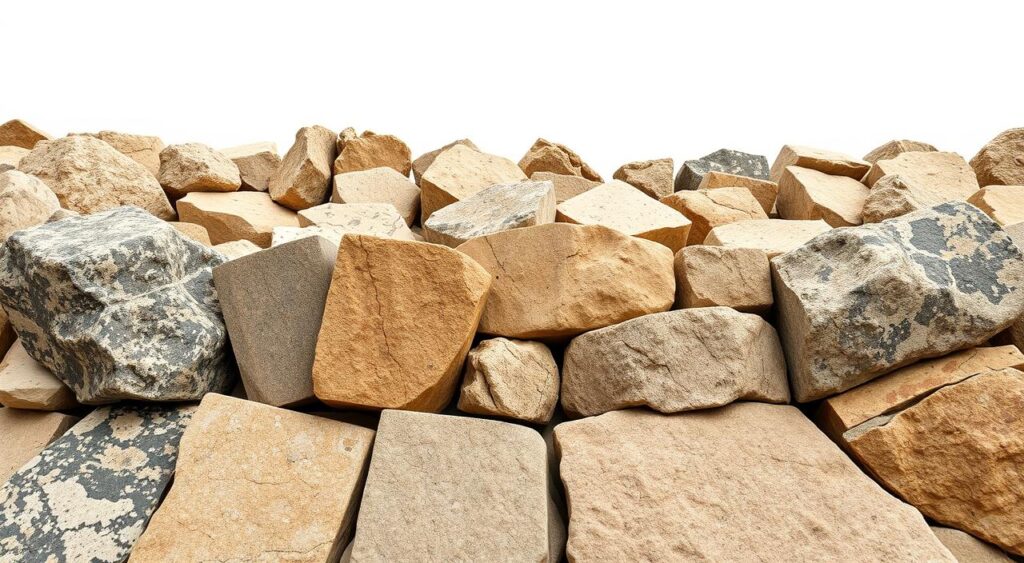 Frentes de Casas com Pedras: Estilos e Dicas 5 Fachadas diferentes utilizando tipos variados de pedras.
