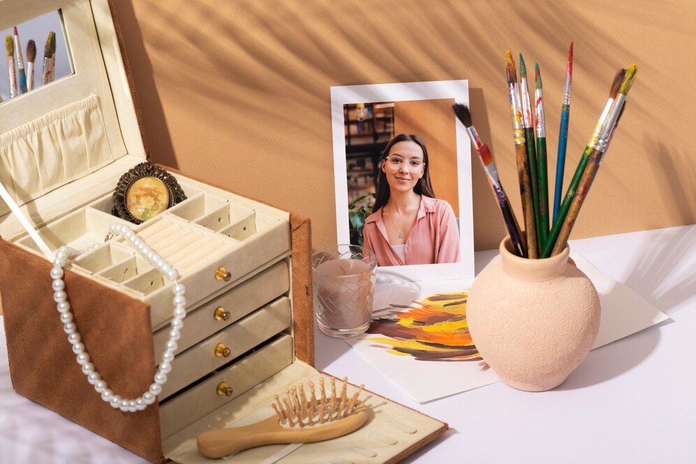 Como os displays de joias podem servir como arte decorativa e funcional na sua casa, embelezando o espaço e expressando seu estilo pessoal.