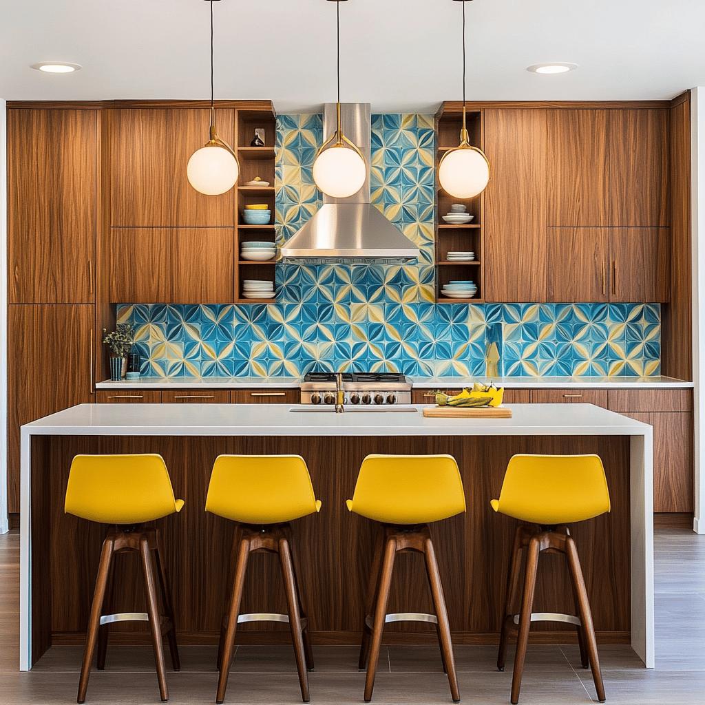 15 Ideias de Cozinhas Modernas de Estilo Mid-Century: O Clássico Sempre em Alta