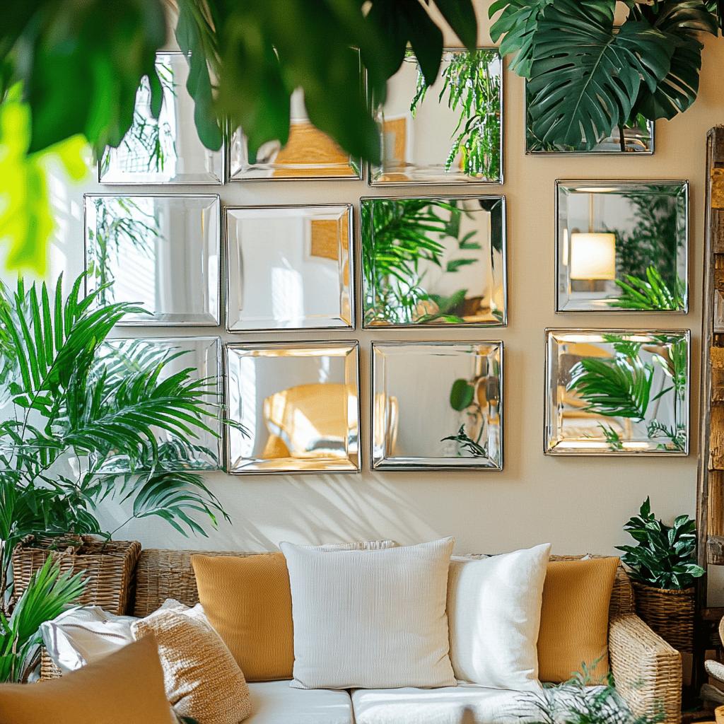 20 Inspirações para Decorar com o Versátil Espelho Quadrado