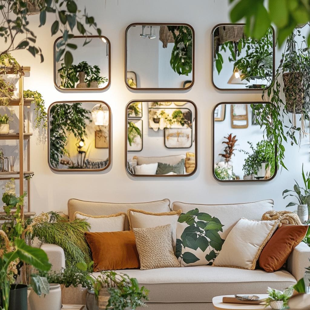 20 Inspirações Para Decorar Com Espelhos Quadrados