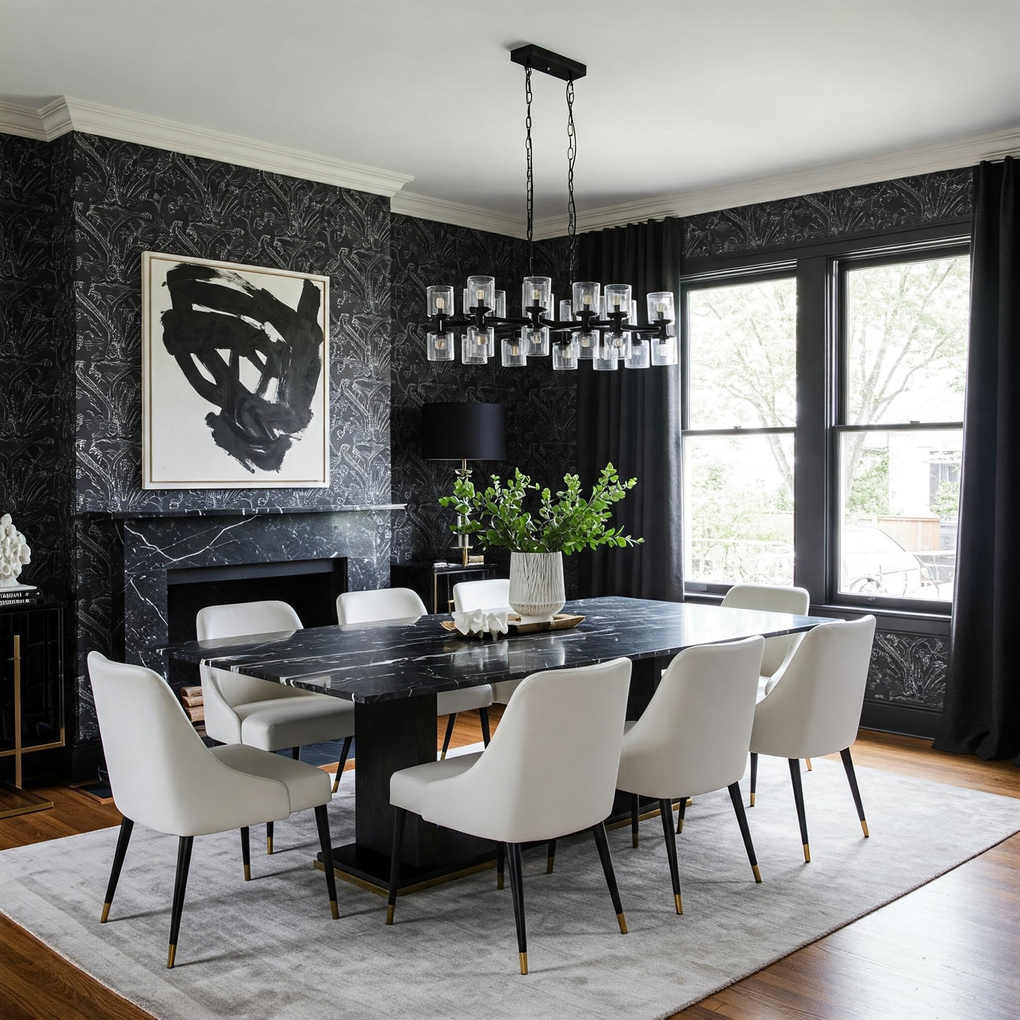 15 BLACK AND WHITE DINING ROOM IDEAS FOR STYLE