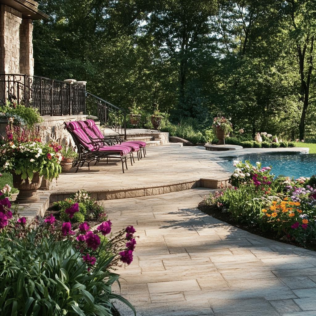 Como Usar Pavers e Pedras na Paisagem para um Espaço Externo Perfeito