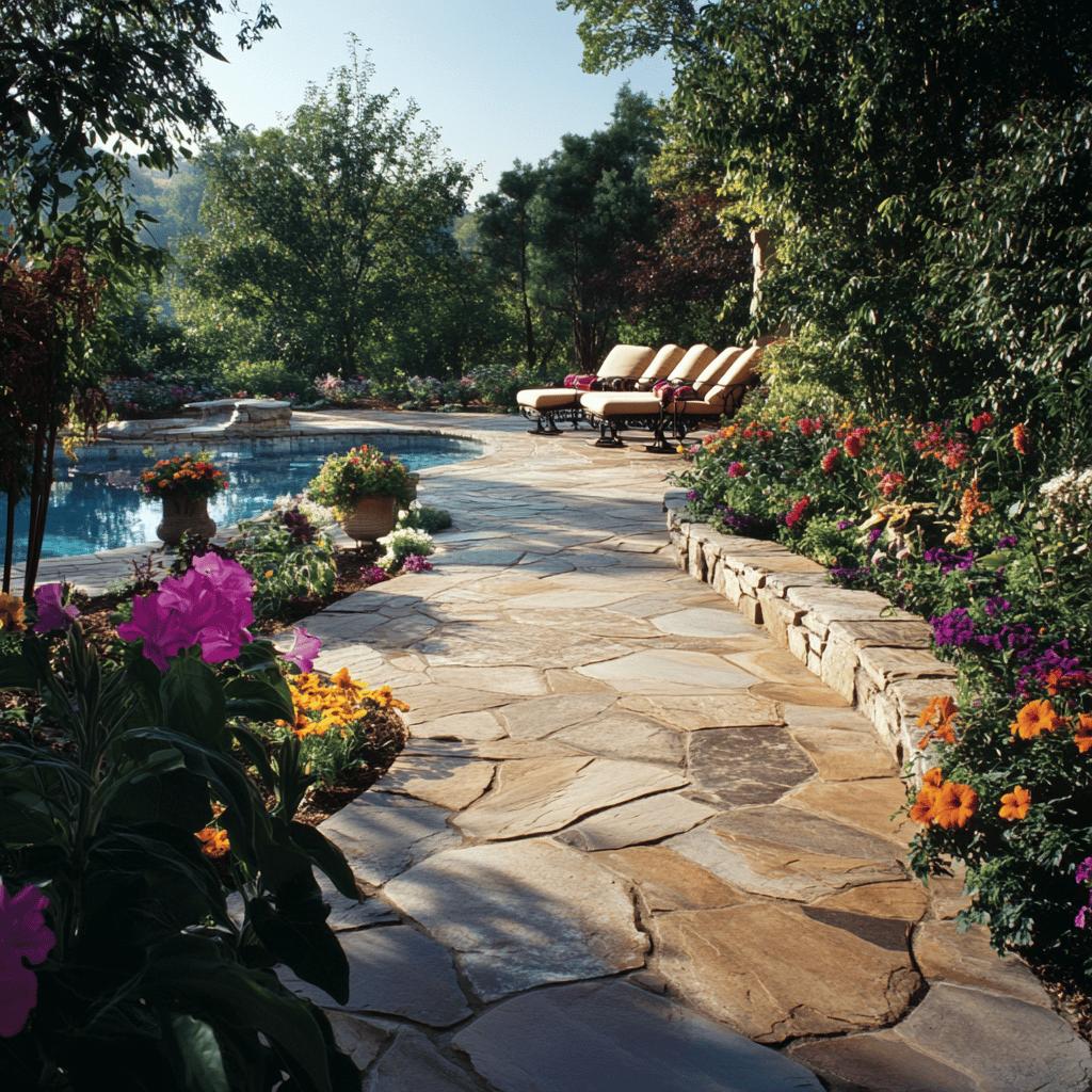 Como Usar Pavers e Pedras na Paisagem para um Espaço Externo Perfeito