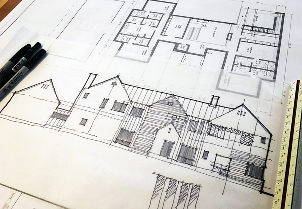 Conexões criadas através do desenho à mão.