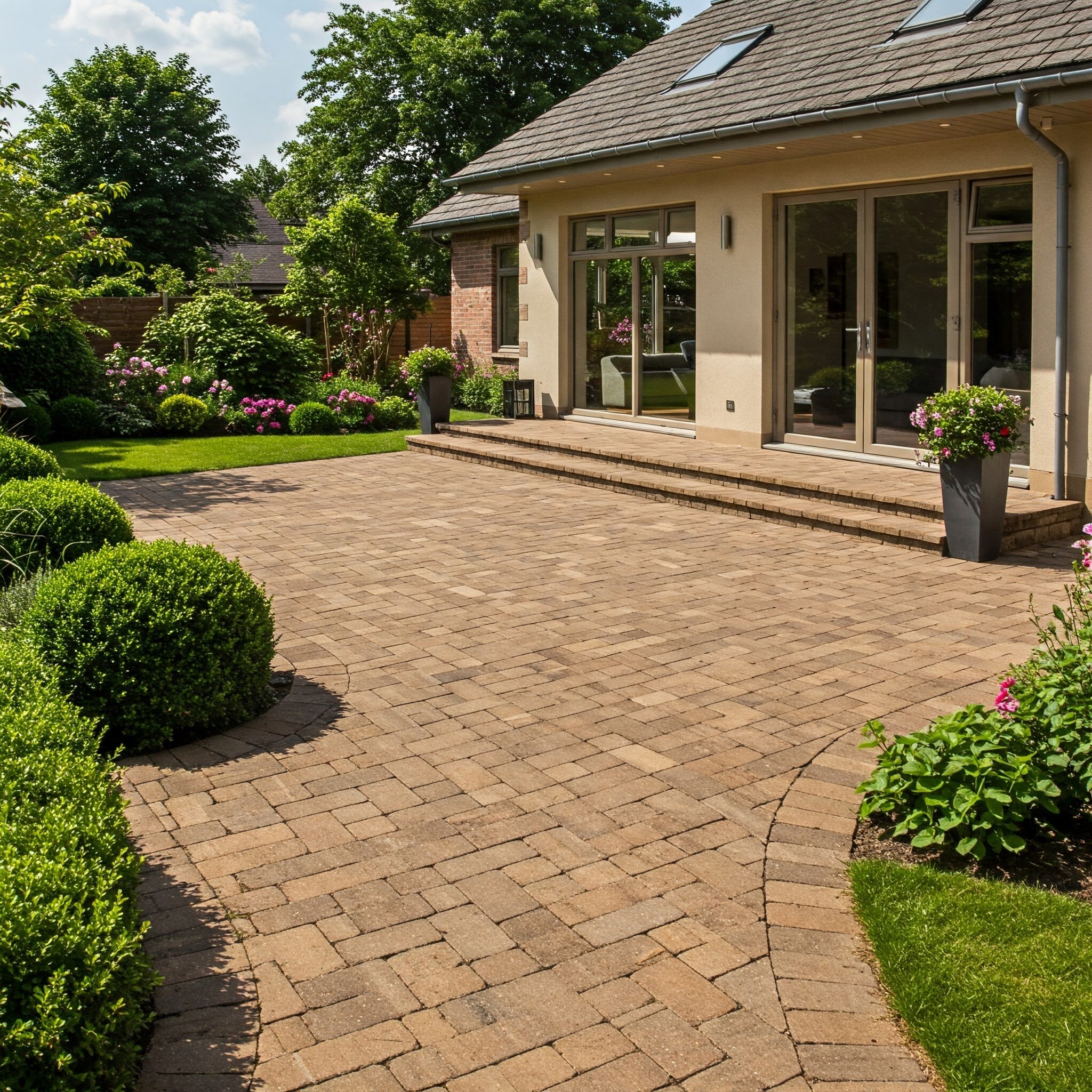 Keeping Your Outdoor Spaces Pristine: A Comprehensive Guide to Paver Maintenance 3 Mantenha seus espaços externos impecáveis com este guia abrangente sobre a manutenção de pavimentos. Aprenda dicas de especialistas para limpar, selar e preservar seus pavimentos.