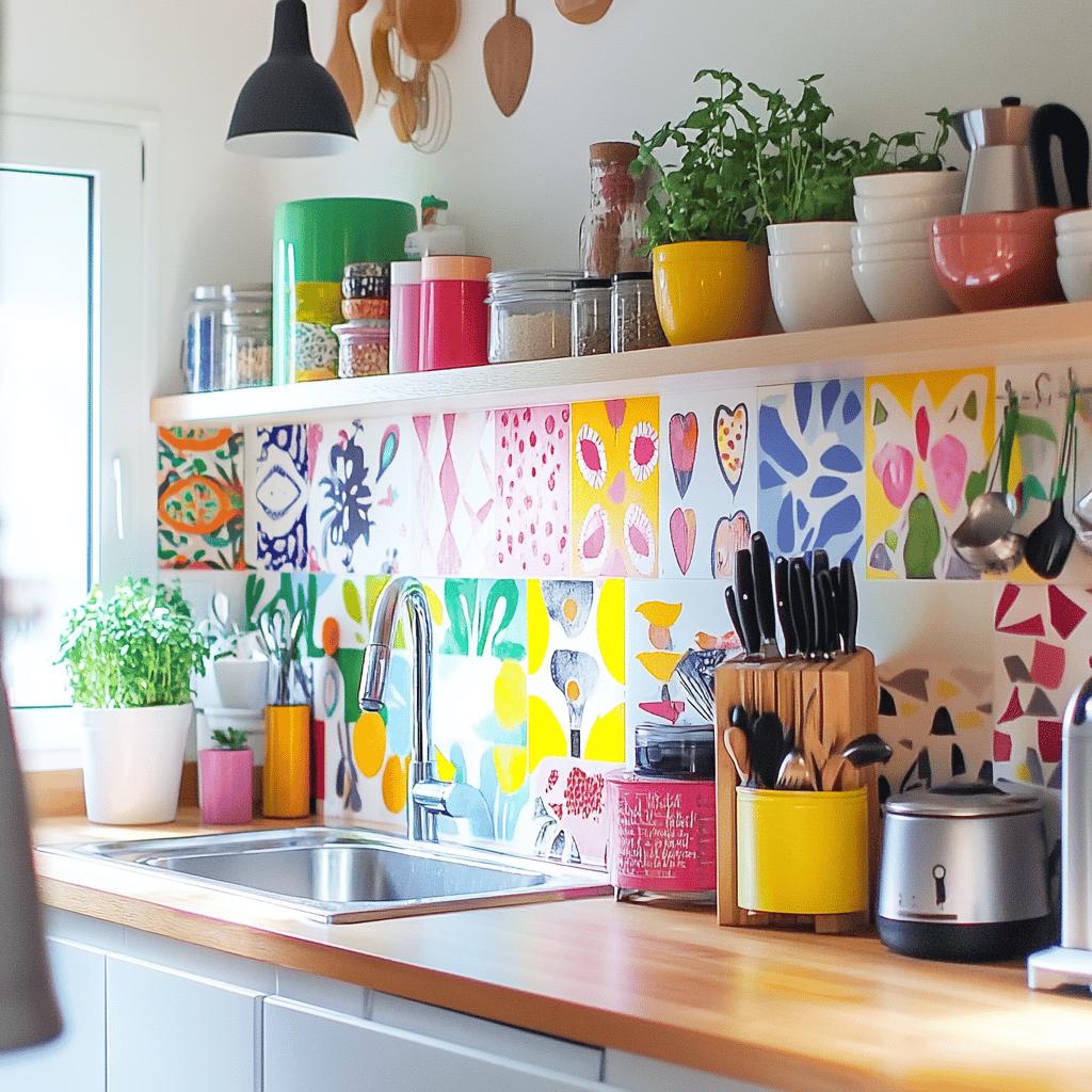 Wall Stickers for Kitchen: Transform Your Home Without Renovations 8 18 Ideias de Adesivos de Parede Para Cozinha que Transformam Seu Espaço
