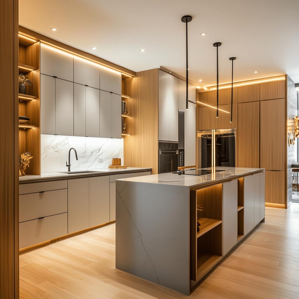Kitchen Cabinets: Charm and Practicality 1 Armários Planejados de Cozinha: Charmosos e Práticos