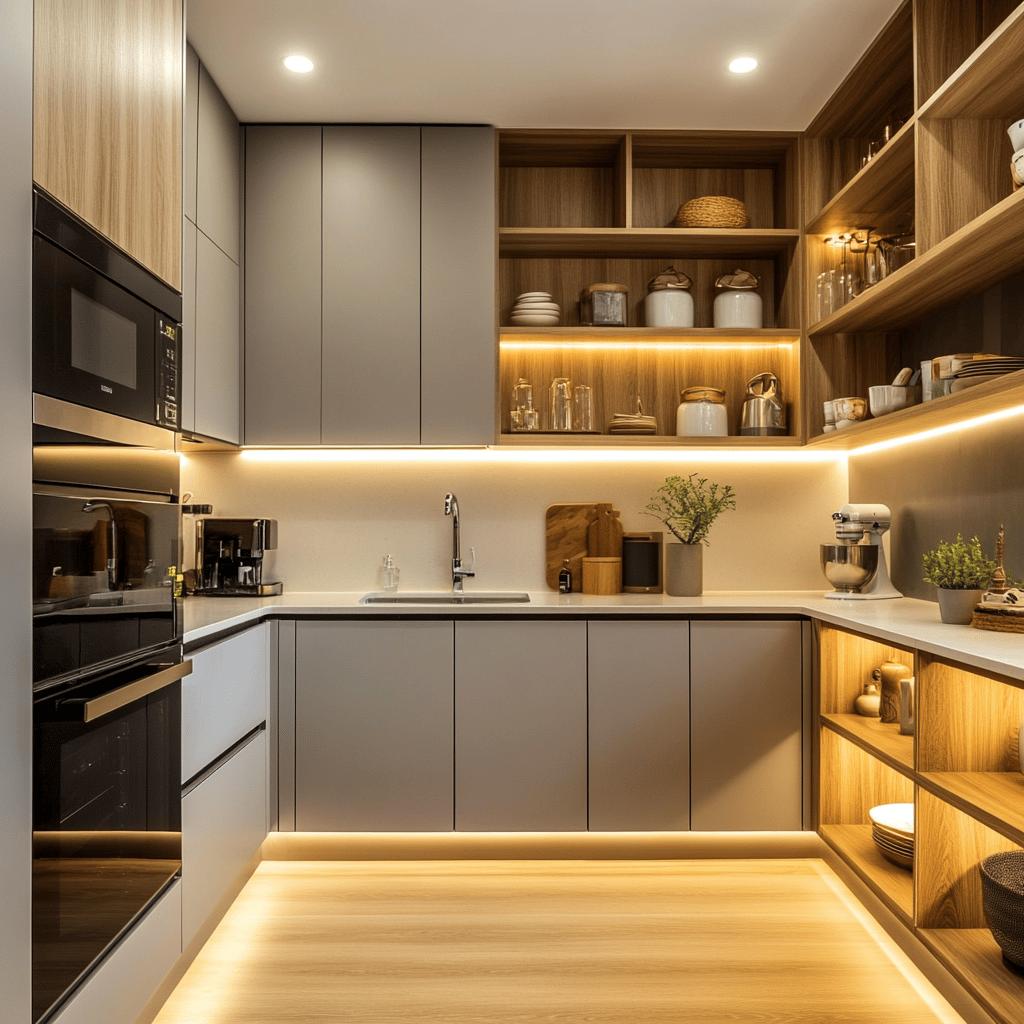 Kitchen Cabinets: Charm and Practicality 8 Armários Planejados de Cozinha: Charmosos e Práticos