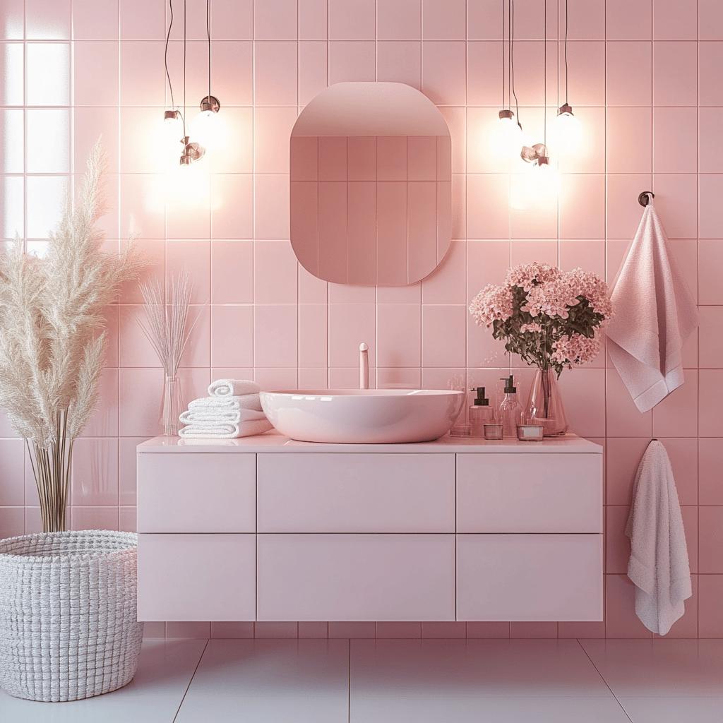80 FOTOS PARA QUEM SONHA EM TER UM BANHEIRO ROSA