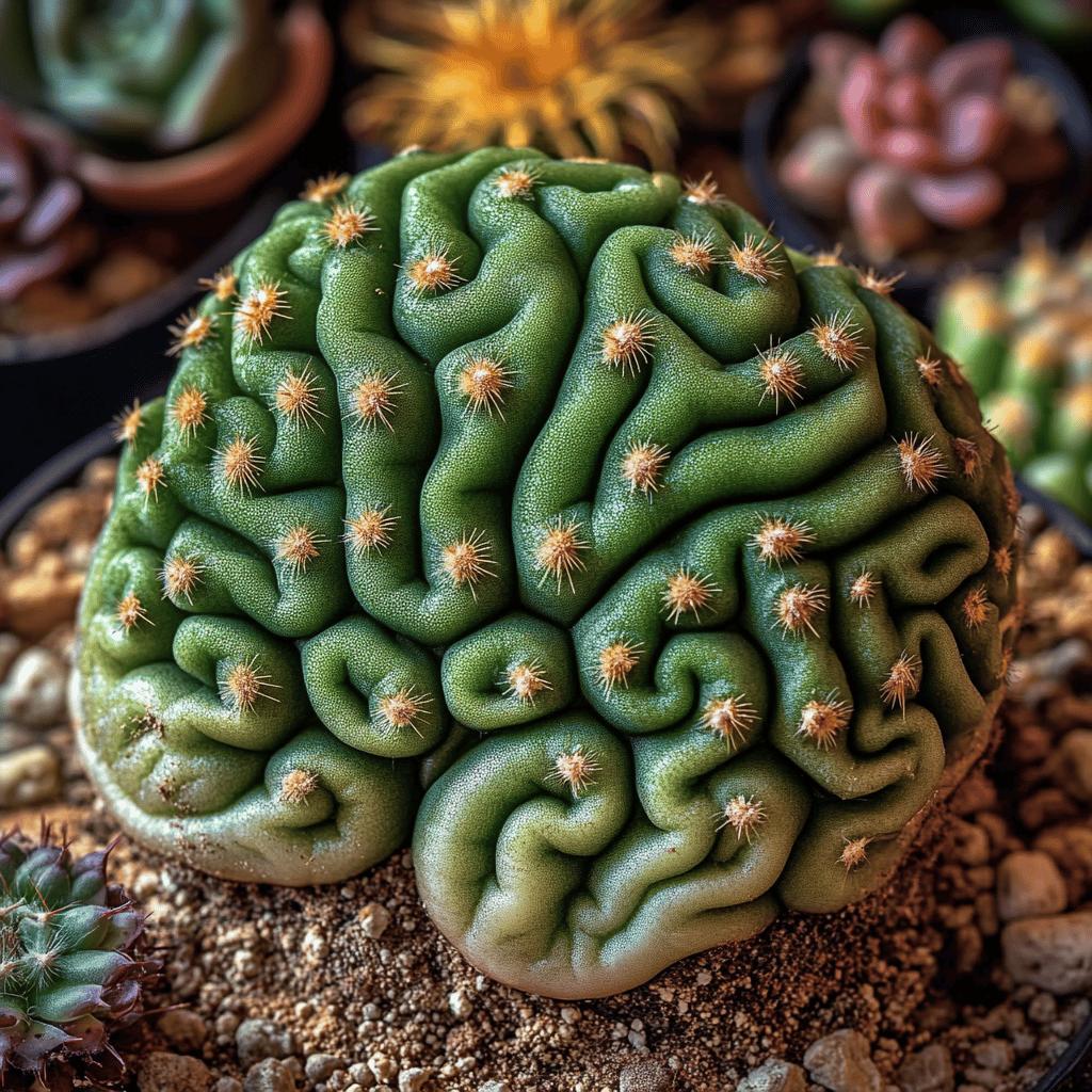 Discover the Fascinating Brain Cactus: Care Tips and Insights about Mammillaria elongata 4 Descubra o Fascinante Cacto Cérebro: Cuidados e Curiosidades sobre a Mammillaria elongata