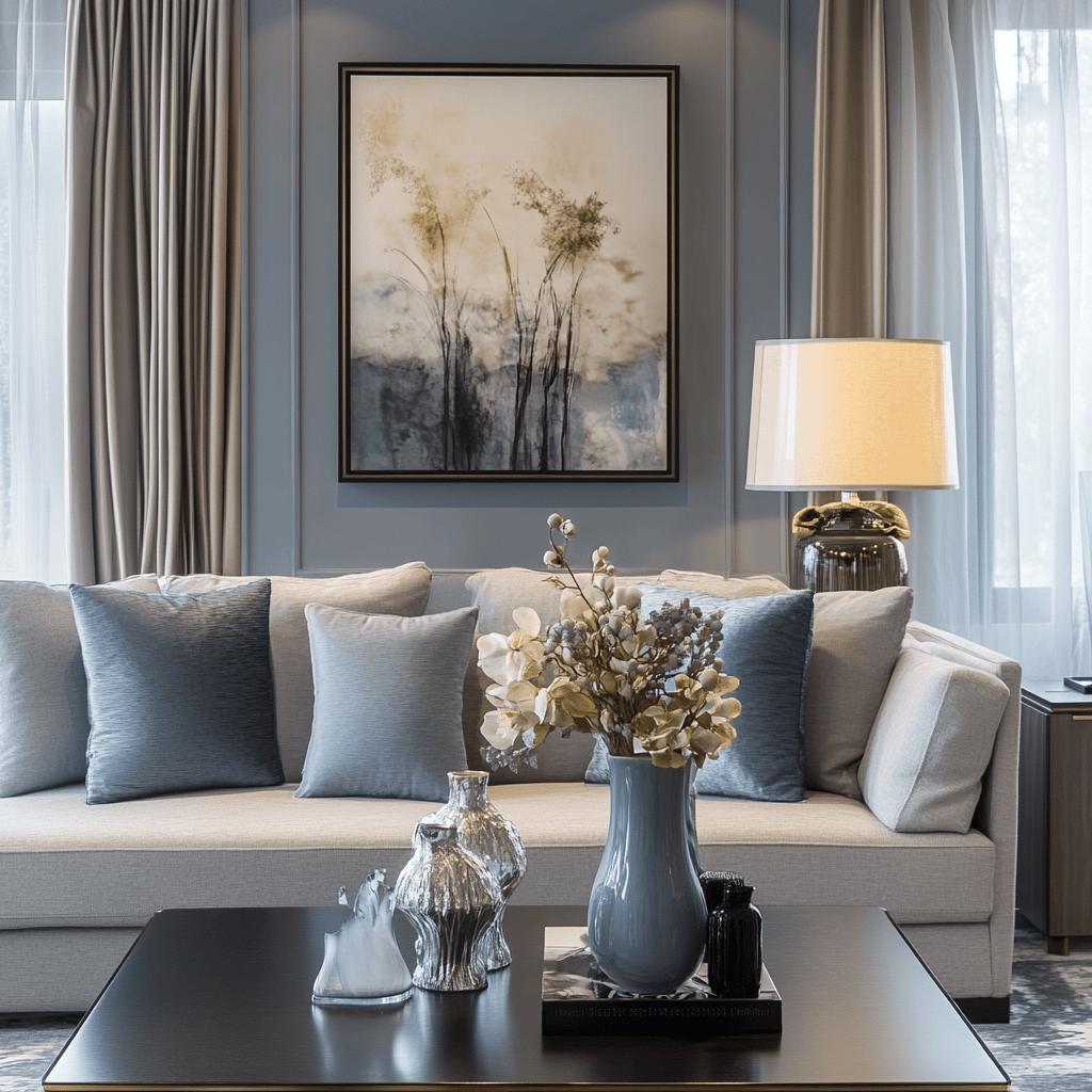 70 Formas de Usar Cinza Azul com uma Decoração Versátil