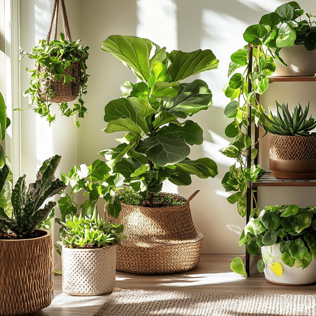 Elevate Your Home's Aesthetics with Indoor Plant Decor 1 Como Elevantar a Estética da Sua Casa com Plantas Internas