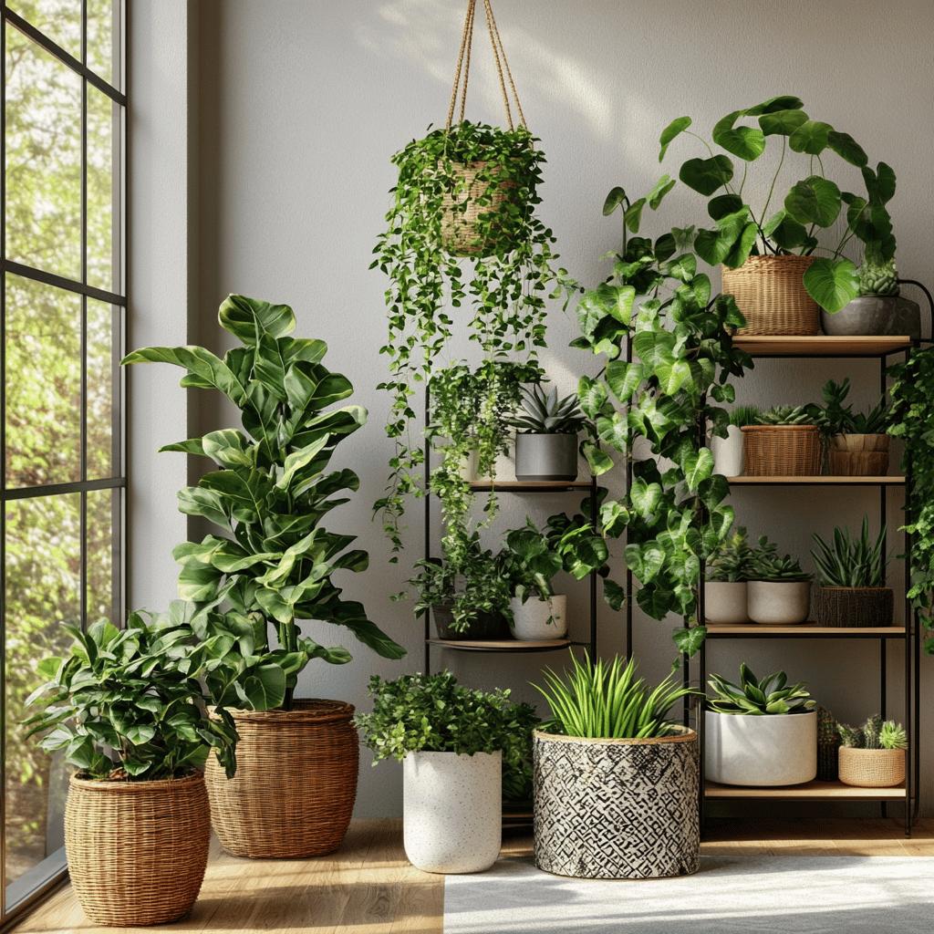 Elevate Your Home's Aesthetics with Indoor Plant Decor 8 Como Elevantar a Estética da Sua Casa com Plantas Internas