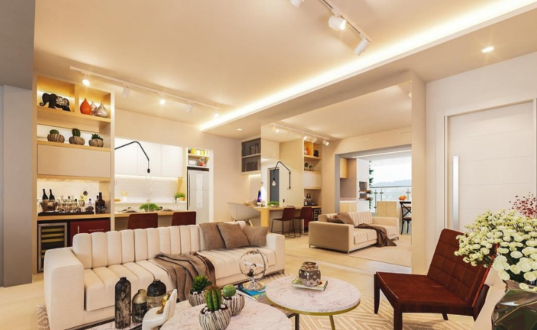 IVORY COLOR: 50 IDEAS TO CONVINCE YOU TO EMBRACE THIS TREND 3 Imagem da cor marfim em diversos ambientes.