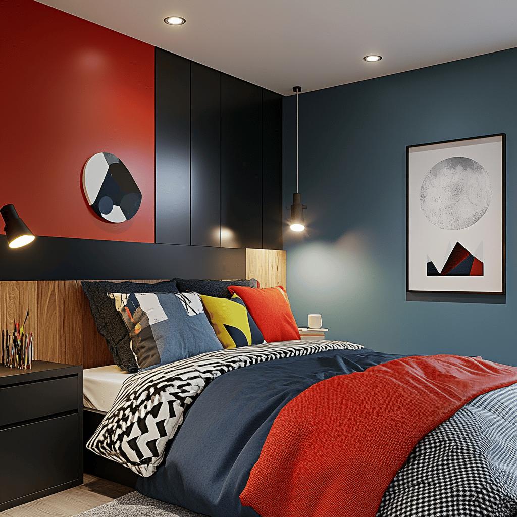 70 Color Ideas for Men's Bedrooms and Tips from an Expert to Avoid Mistakes 1 70 Ideias Para Cores de Quarto Masculino e Dicas de Especialista