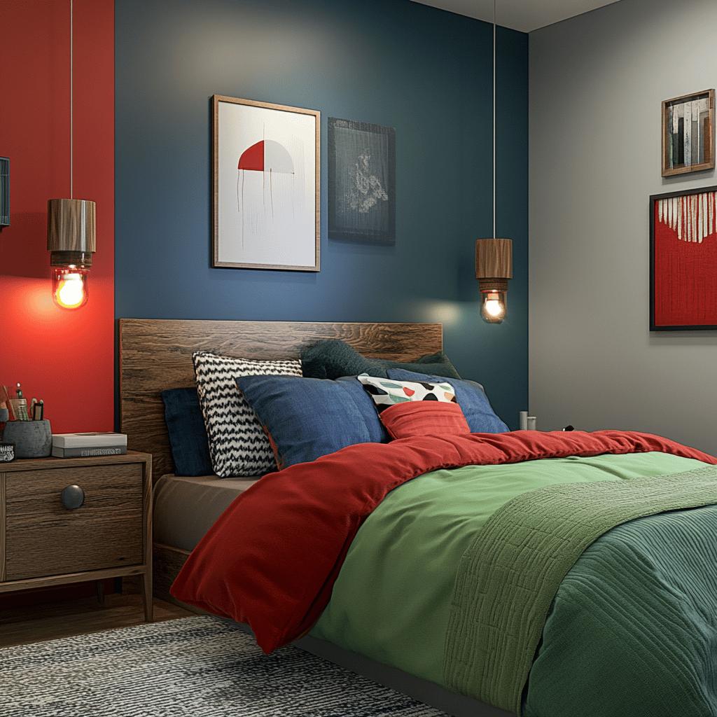70 Color Ideas for Men's Bedrooms and Tips from an Expert to Avoid Mistakes 8 70 Ideias Para Cores de Quarto Masculino e Dicas de Especialista